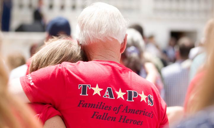 TAPS Survivors Embrace